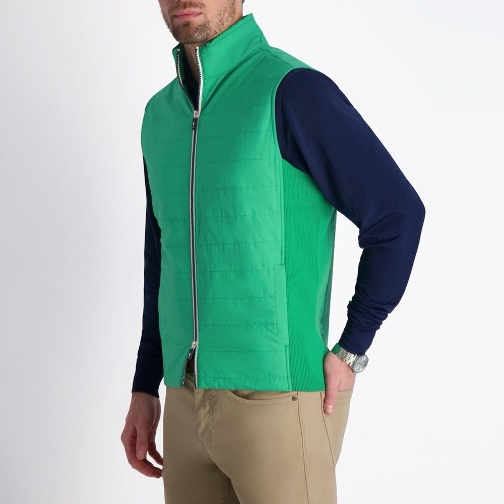 NEW Fairway & Greene Men's Mariner Golf Vest Size Medium. Merino Wool/Cashmere